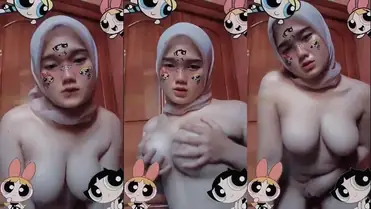 Live Jilbab Manja Suka Digrepe Dadanya Saat Siaran